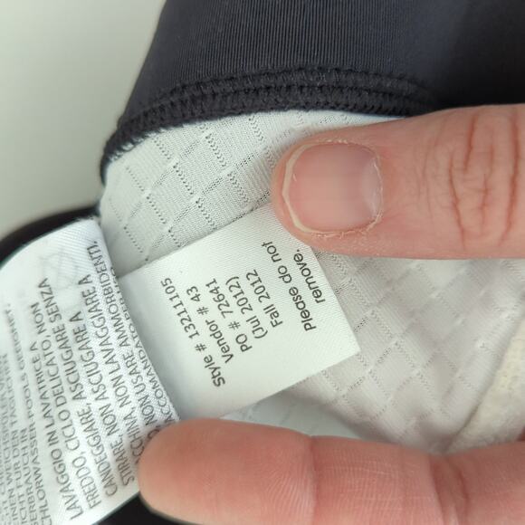 Pearl Izumi Women's Sports Bra Small Black White Racerback Tri Suit Triathlon - Picture 2 of 6